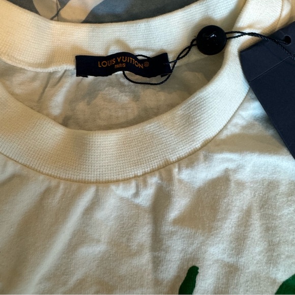 Louis Vuitton Homme Runway Cotton Tee Shirt multicolor sz XL - Picture 7 of 7